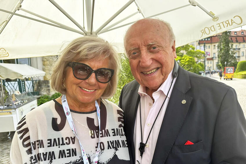 Libuša Sabová s českým hudobníkom Felixom Slováčkom