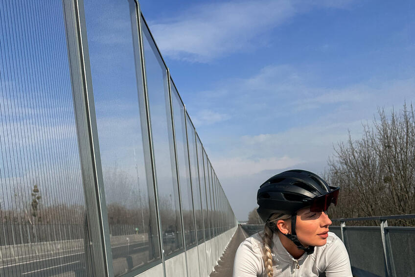 Športovkyňa okrem behu aj veľmi rada bicykluje.