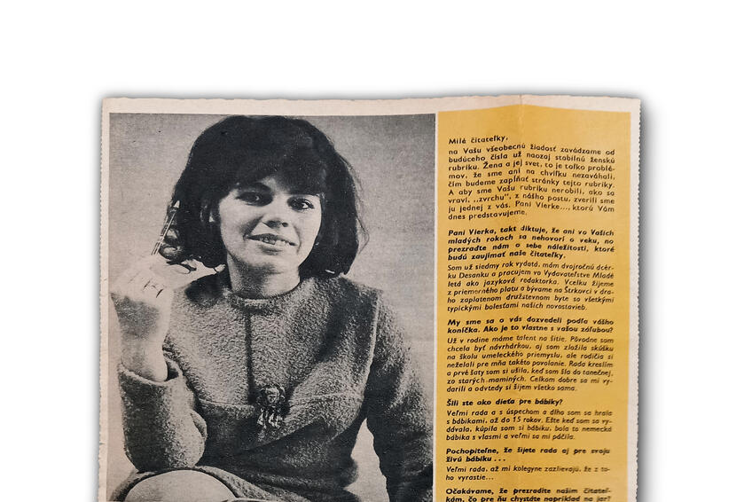 Pamätáte si Vierku a jej rubriky v časopisoch? 
