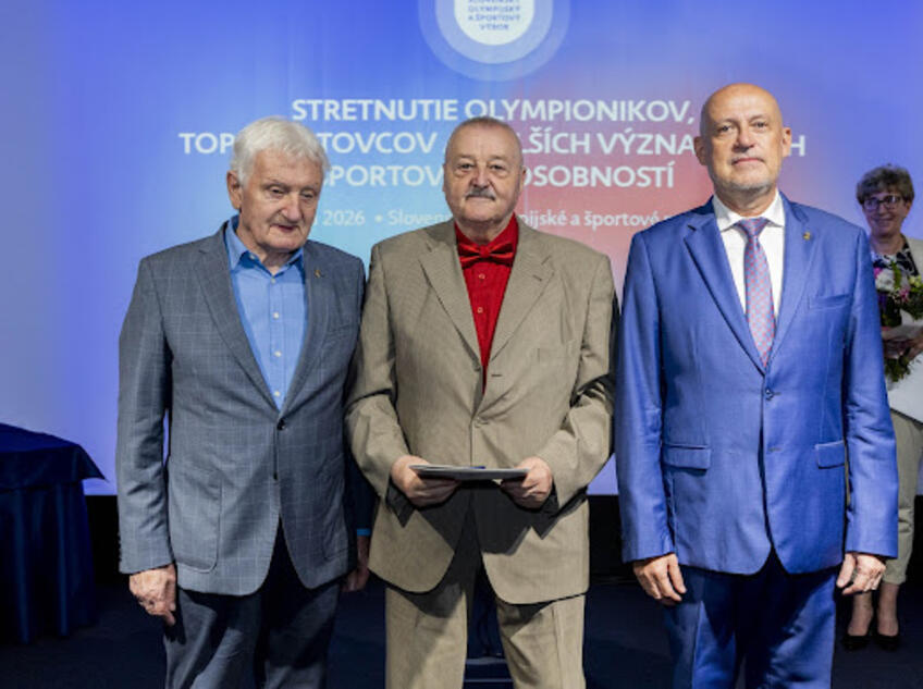 SOŠV ocenil olympionikov a športové osobnosti: Kto získal prestížnu medailu?