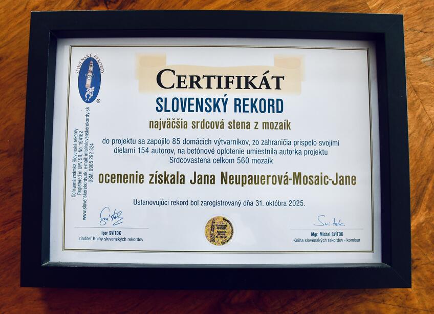 Unikátna stena: Najviac srdiečok na jednom mieste