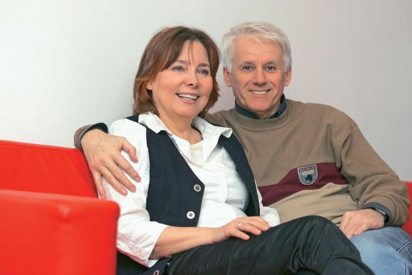 S MANŽELKOU: Herečka Viera Richterová stojí po jeho boku vyše päťdesiat rokov.