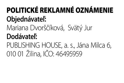 Politické reklamné oznámenie