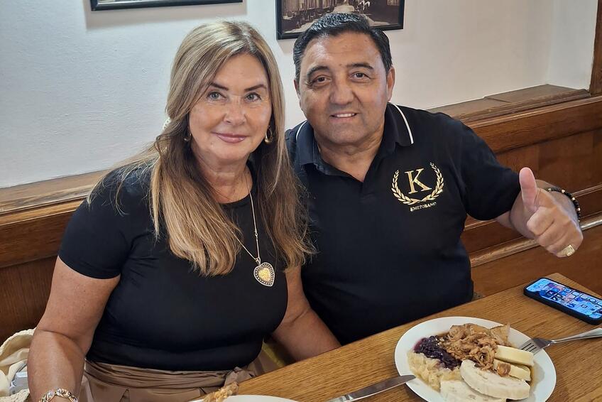 S MANŽELKOU: Vierka Kmeťová svojho muža podporuje v jeho kariére.