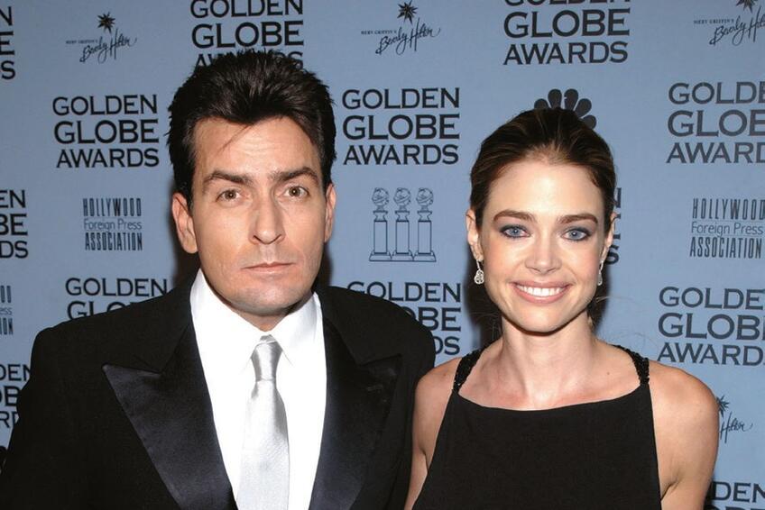 Hollywoodsky herec Charlie Sheen a herečka Denise Richards