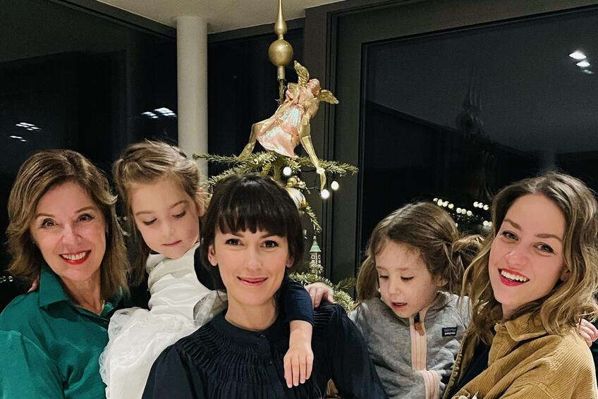  Alena má  krásny vzťah s dcérami Babsy (vpravo) a Tamarou. 