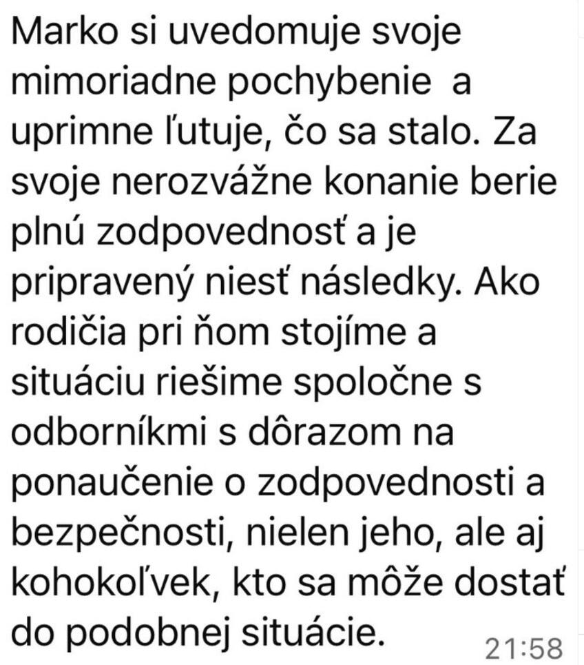 Syn Maroša Kramára Marko (17) spôsobil opitý autonehodu: Čo na to jeho slávny otec? 