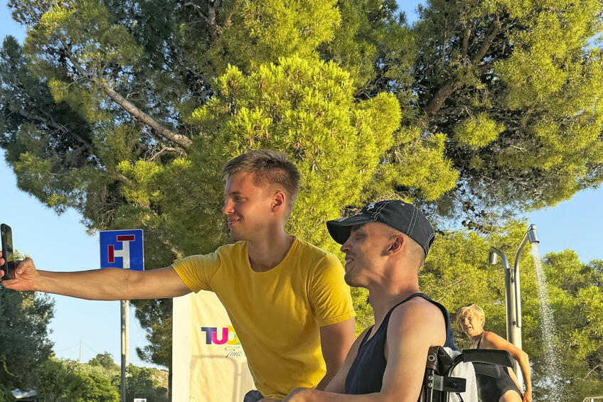 Andy má aj druhého syna Miška, na ktorého je takisto veľmi hrdá.