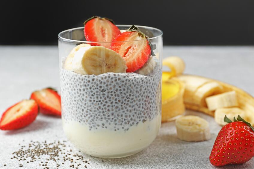 Už ste vyskúšali jahodový puding s chia semienkami? 