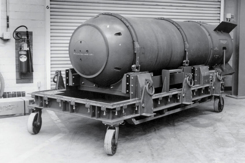 BOMBA MARK 15: Časť takejto bomby sa stratila pri ostrove Tybee, dodnes nebola nájdená.