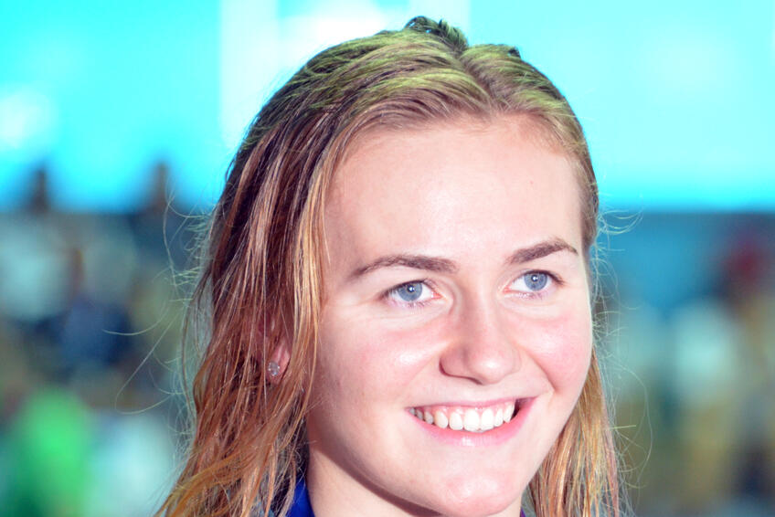 KATIE LEDECKY: Šokovala skvelým časom na trati.