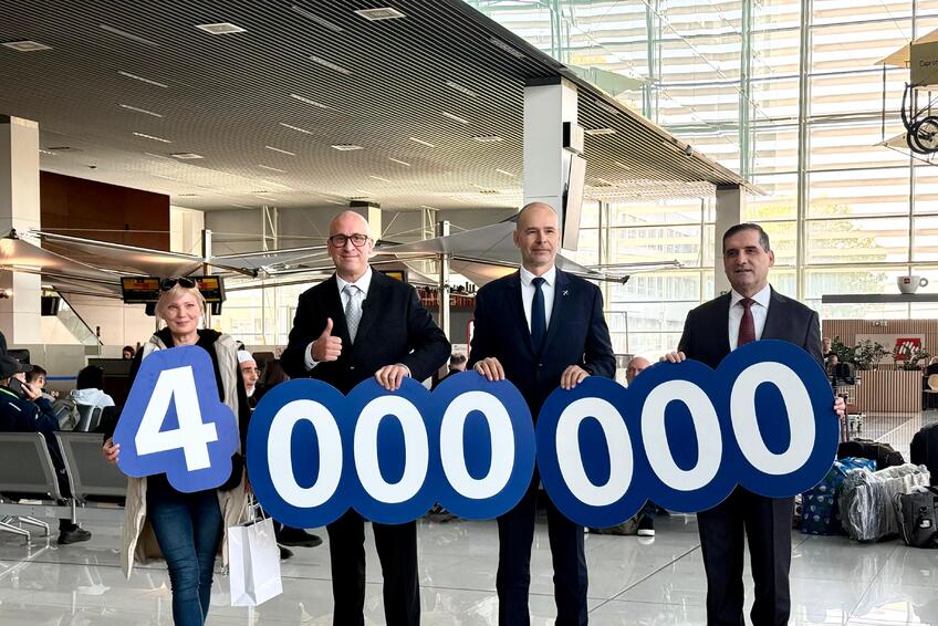 Historický moment pre Letisko Bratislava:  Privítalo cestujúcu, ktorá mala poradové číslo 4 000 000!