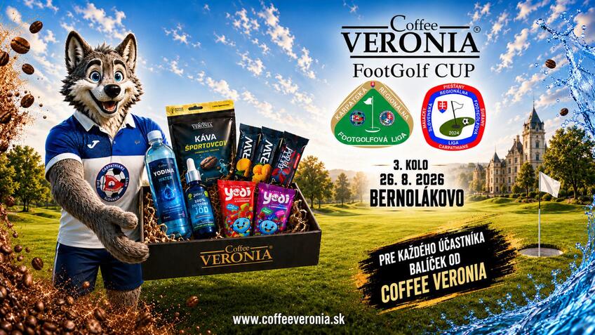 Príďte si zahrať footgolf do Bernolákova! Coffee VERONIA FootGolf CUP privíta aj úplných nováčikov