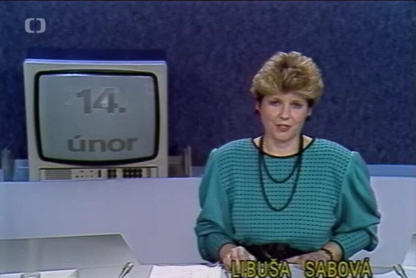 Libuša Sabová si splnila detský sen a stala sa televíznou hlásateľkou. 