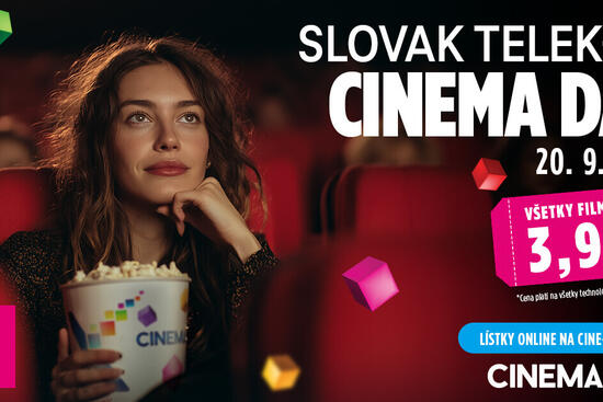 Kino za 3,90 €? Obľúbený CINEMA DAY sa vracia aj tento rok. 