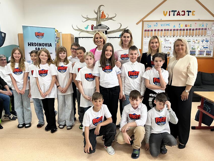 Školáci v akcii: Učia sa spoznať príznaky mozgovej príhody