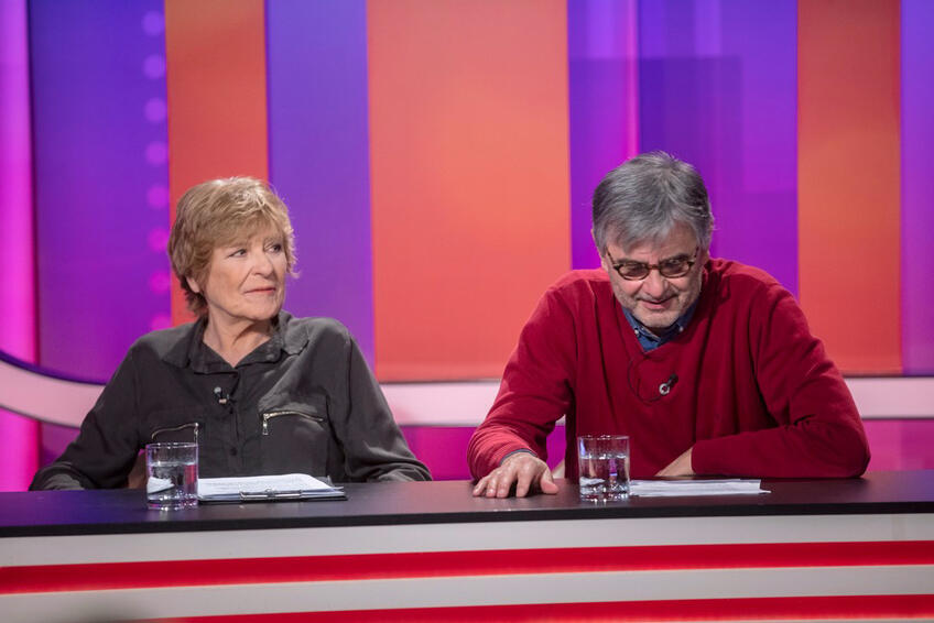 DIVÁCI JU MILOVALI: Feldeková bola súčasťou glosátorov v relácii Sedem, Slovákov bavila svojim humorom. 