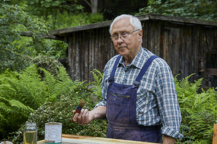Herec Jaroslav Satoranský sa aktuálne zaskvel v slovenskom televíznom éteri ako major Václav Koutný v úspešnom českom seriáli Policie Modrava. 