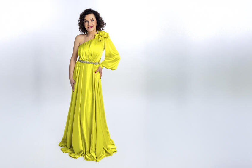 Speváčka Beáta Dubasová je vždy elegantná. 