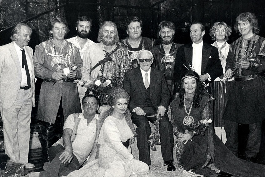 Opera Svätopluk, fotografia zo 4.júla 1985
