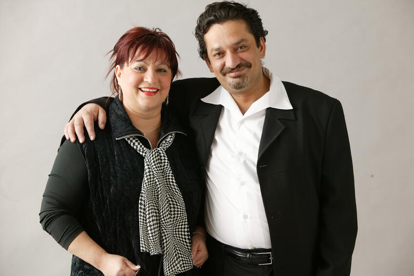 S MANŽELKOU: Tvoria šťastný pár.