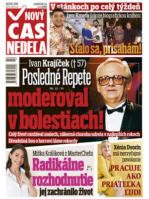 Nový čas nedeľa 41/2025